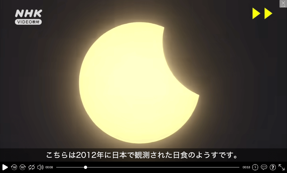 導入映像|月と惑星の運動