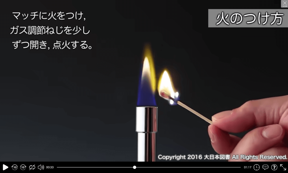 基本操作|ガスバーナーの使い方