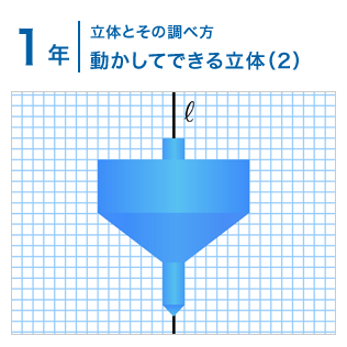 1年：立体のいろいろな見方/動かしてできる立体（2）