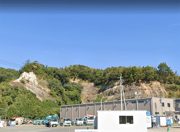 上益城郡御船町 白旗山 御船層群上部層